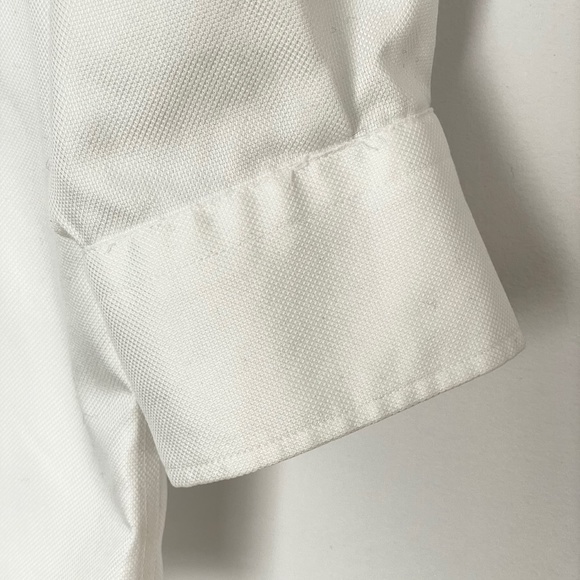 Men's 100% Cotton White Long Sleeve Shirt Hudson Room Size 16/33 NWOT - Picture 5 of 9